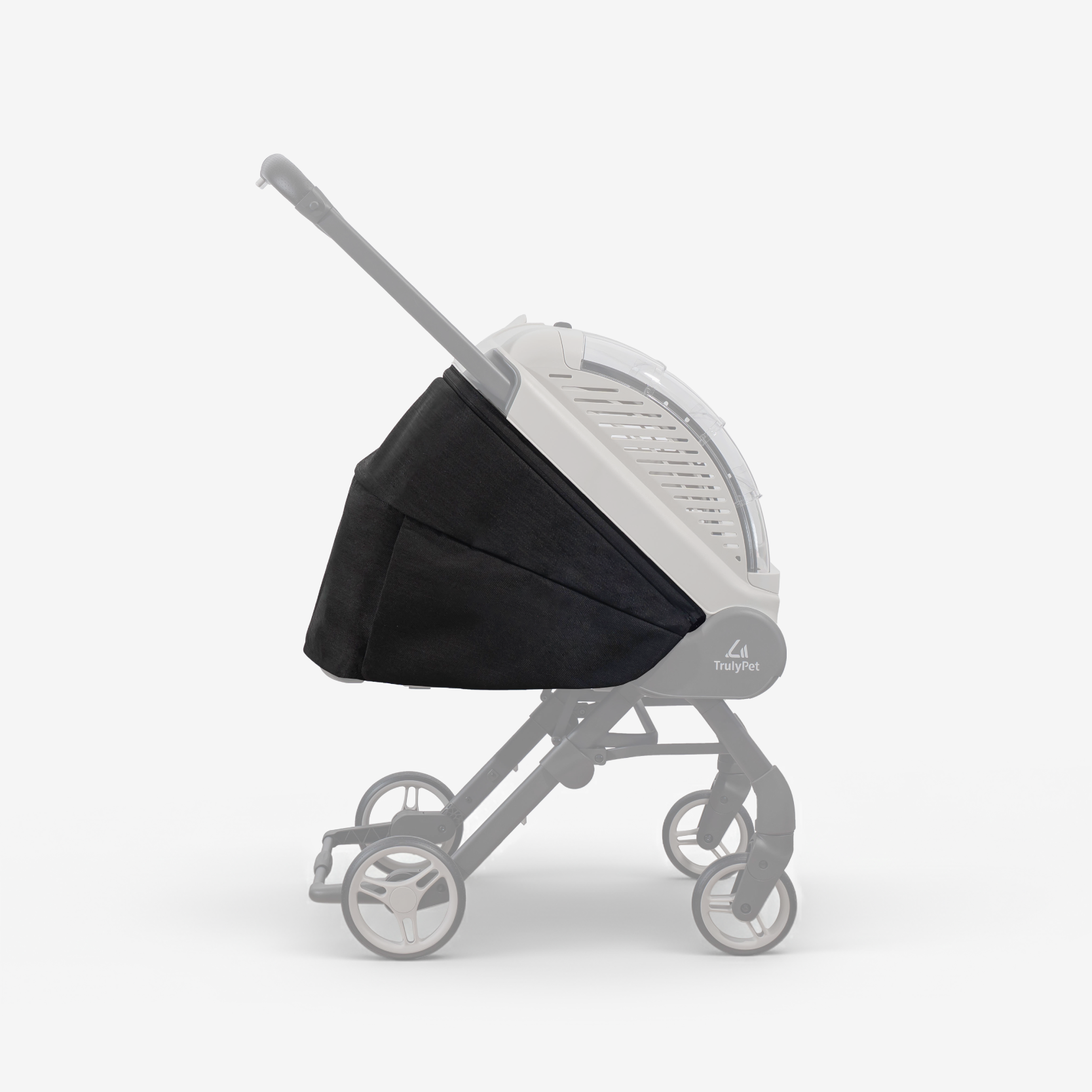 TrulyPet Rear Blackout Canopy fitted to the Explorer cabin, sold separately