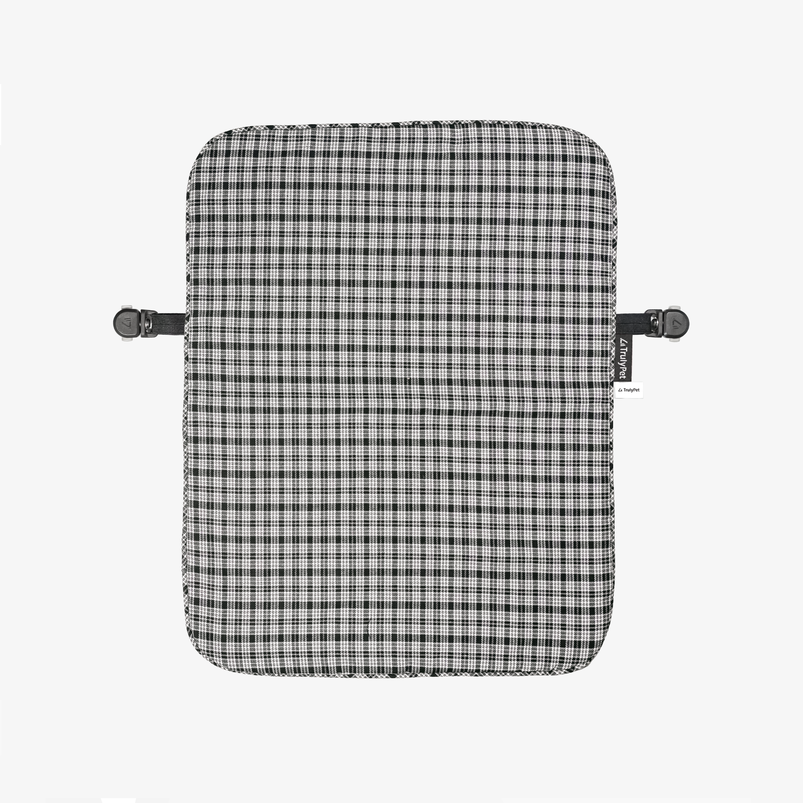 TrulyPet Front Panel Sun Shield in checked fabric for the Explorer cabin, sold separately